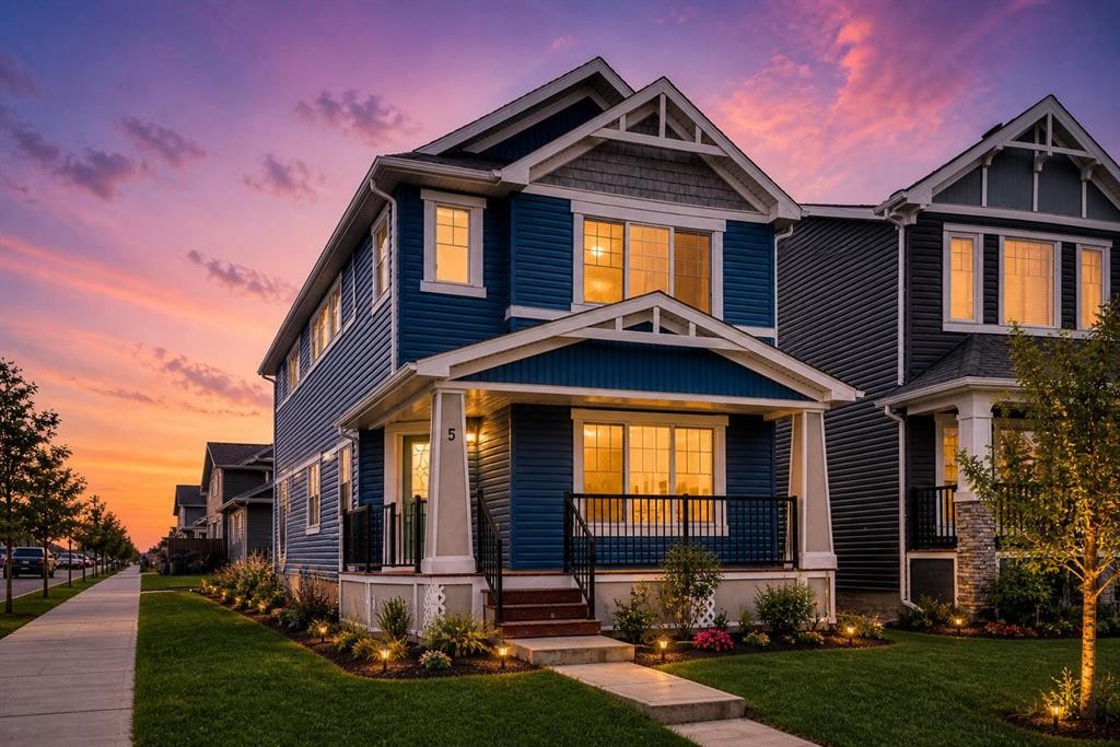5 Red Embers Row Ne, Calgary, AB - Outdoor With Deck Patio Veranda With Facade