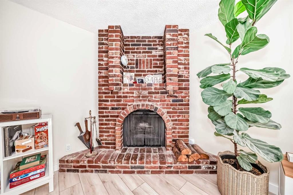 202-520 Cedar Crescent Sw, Calgary, AB - With Fireplace