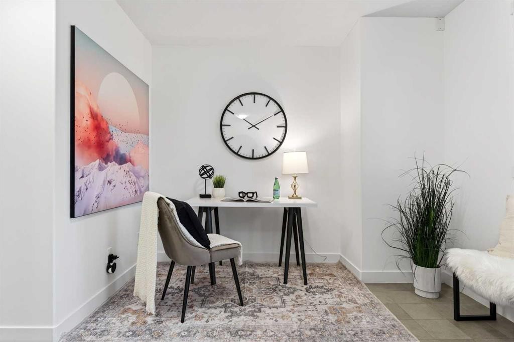 404 Redstone View Ne, Calgary, AB - Indoor Photo Showing Office