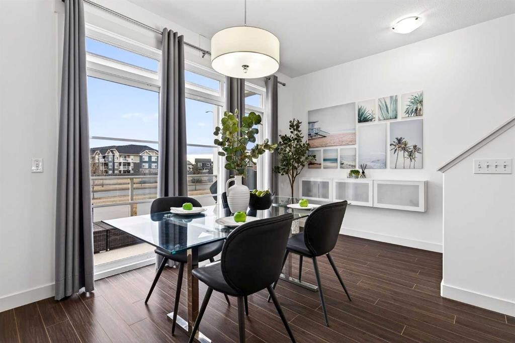404 Redstone View Ne, Calgary, AB - Indoor Photo Showing Dining Room