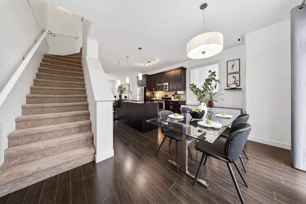 404 Redstone View Ne, Calgary, AB - Indoor Photo Showing Dining Room