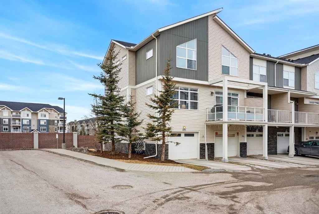 404 Redstone View Ne, Calgary, AB - Outdoor With Balcony With Facade