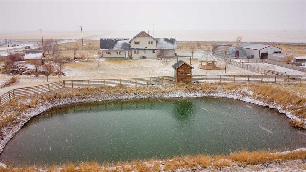 114039 Range Road 221, Rural Lethbridge County, AB - Outdoor With Body Of Water With View