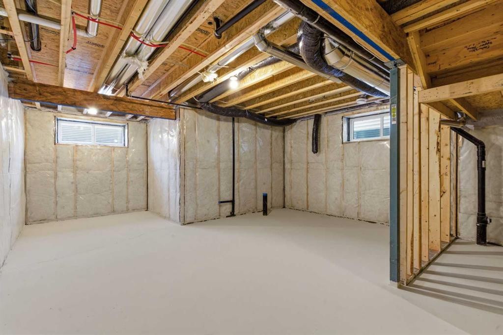 623 Buffaloberry Manor Se, Calgary, AB - Indoor Photo Showing Basement