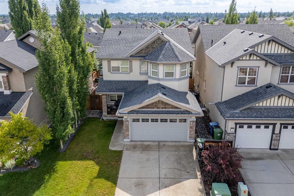 587 Everbrook Way Sw, Calgary, AB - Outdoor With Facade