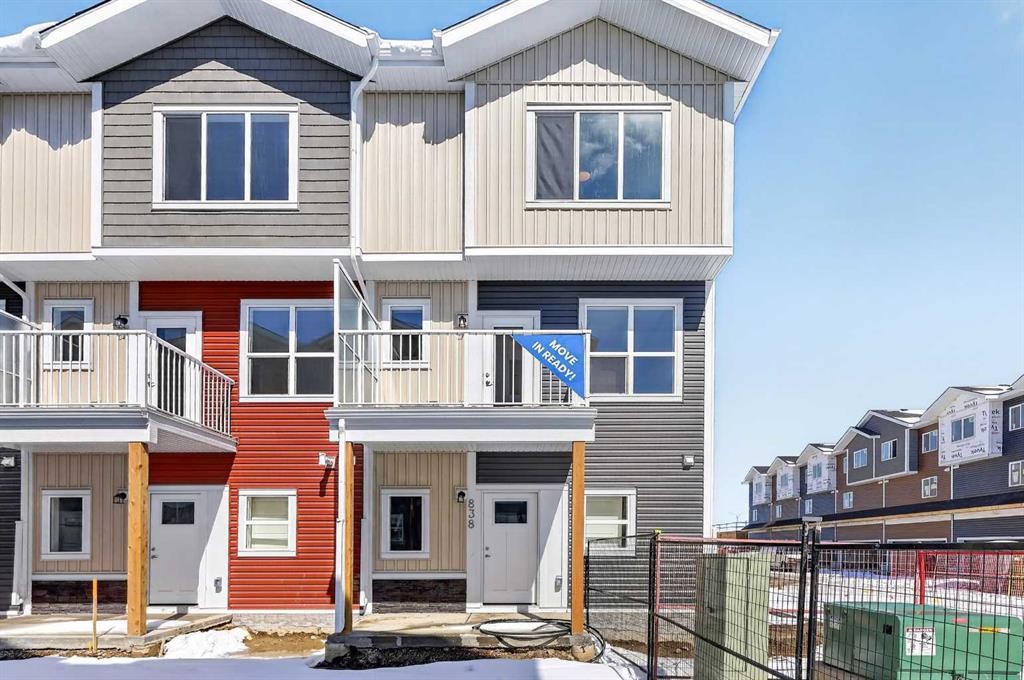 838-132 Red Embers Link Ne, Calgary, AB - Outdoor With Balcony With Facade