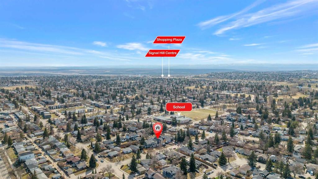 3919 23 Avenue Sw, Calgary, AB - Outdoor With View