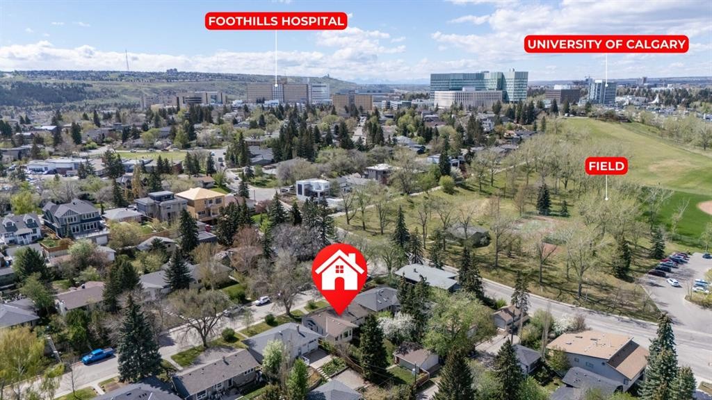 1334 Hamilton Street Nw, Calgary, AB - Outdoor With View