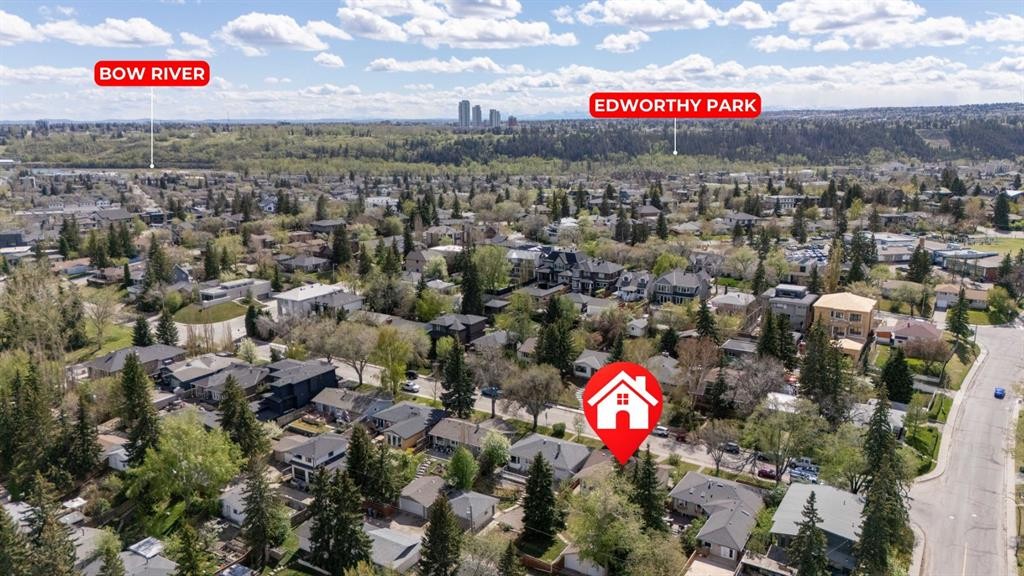 1334 Hamilton Street Nw, Calgary, AB - Outdoor With View