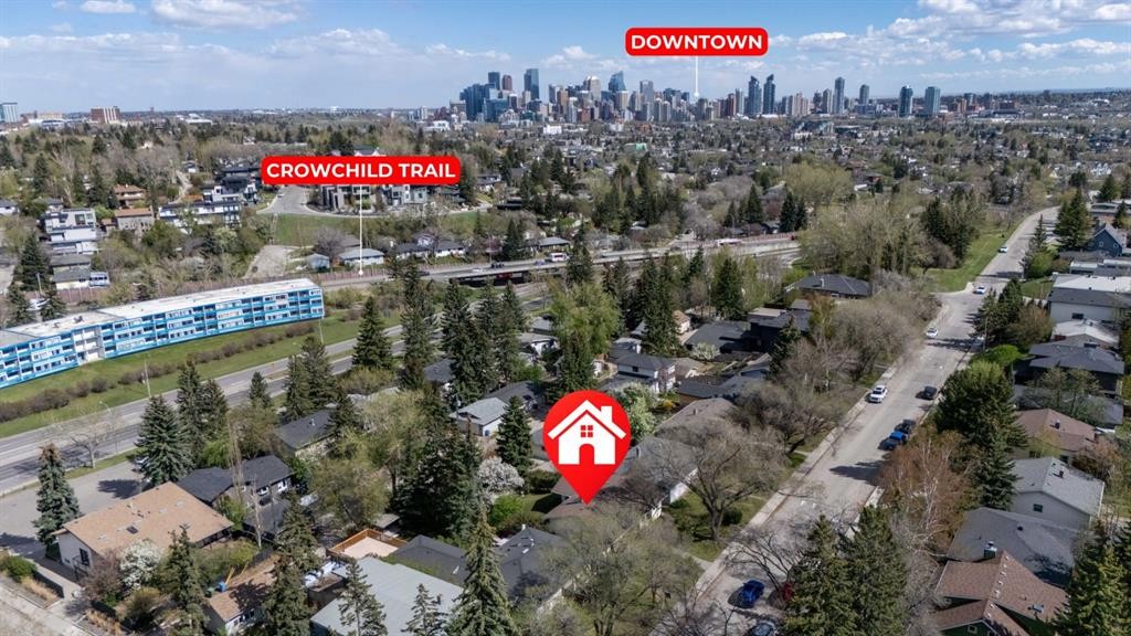 1334 Hamilton Street Nw, Calgary, AB - Outdoor With View