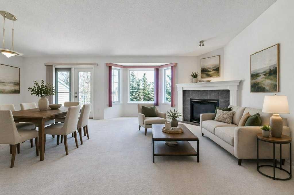 184 Valley Ridge Heights Nw, Calgary, AB - Indoor With Fireplace