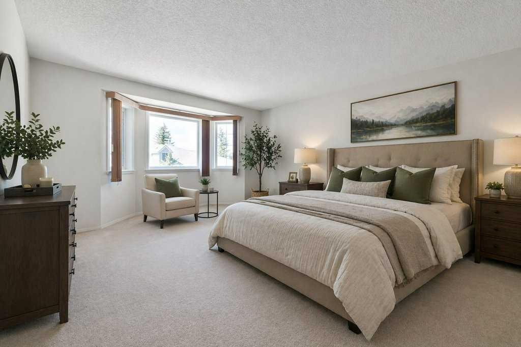 184 Valley Ridge Heights Nw, Calgary, AB - Indoor Photo Showing Bedroom