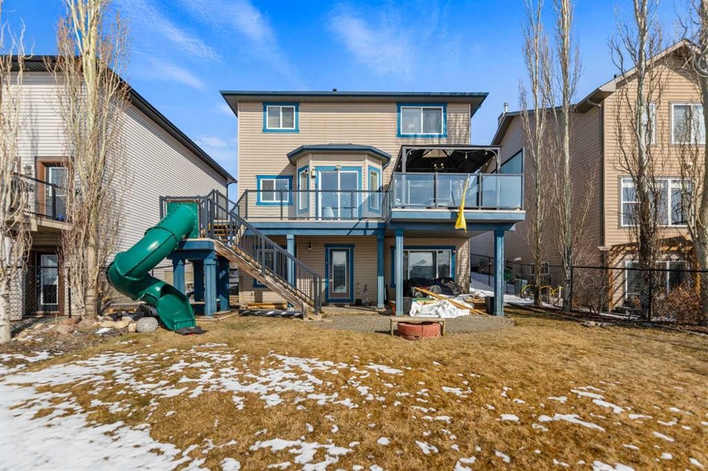 328 Rainbow Falls Way, Chestermere, AB - Outdoor With Deck Patio Veranda