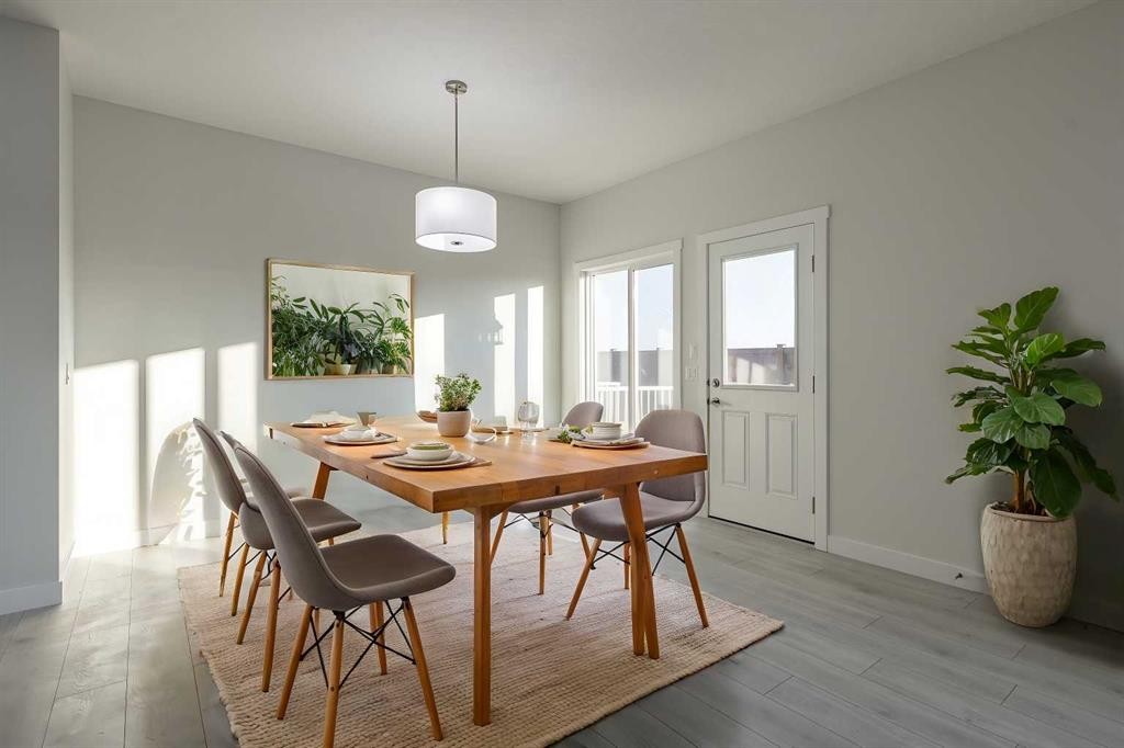 182 Sora Way Se, Calgary, AB - Indoor Photo Showing Dining Room