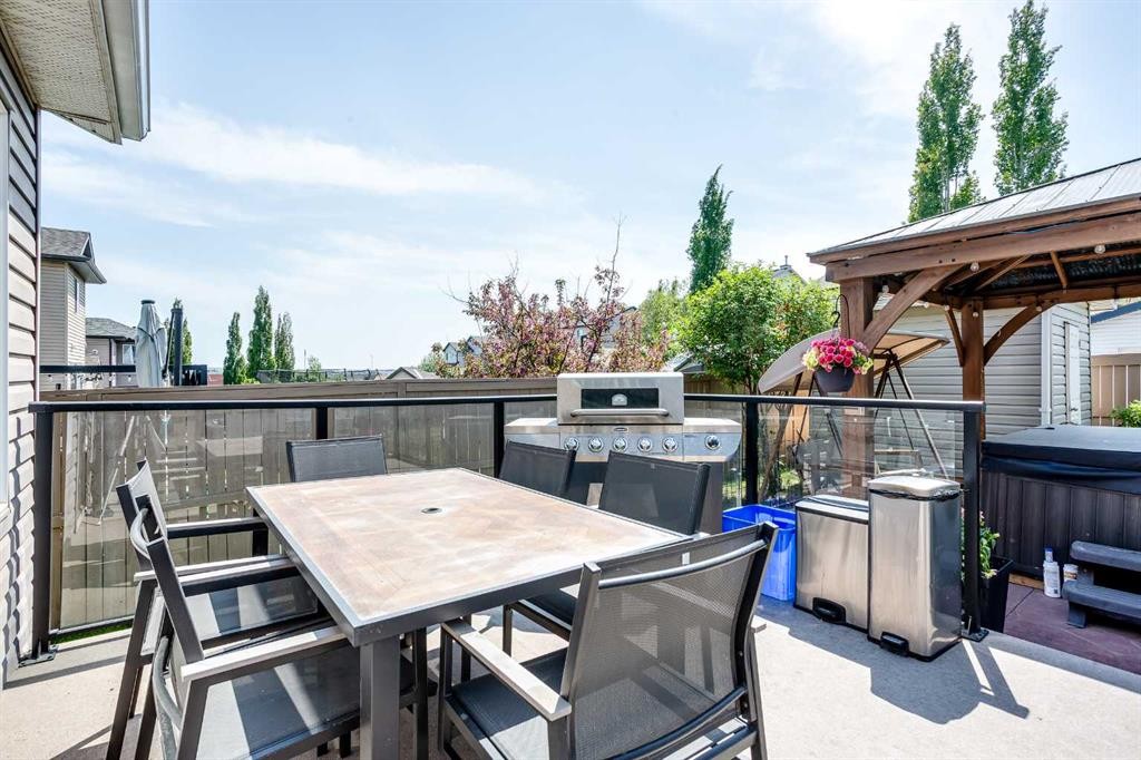 403 Morningside Way Sw, Airdrie, AB - Outdoor With Deck Patio Veranda With Exterior