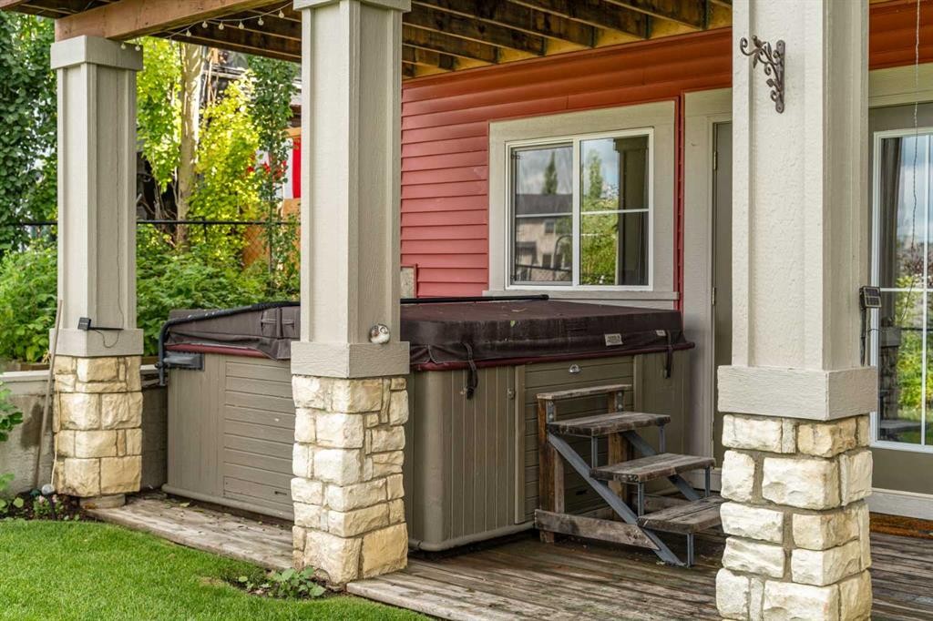 122 Hidden Creek Heights Nw, Calgary, AB - Outdoor With Deck Patio Veranda With Exterior