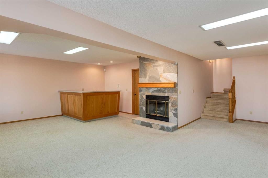 420 Hawkview Manor Circle Nw, Calgary, AB - Indoor With Fireplace