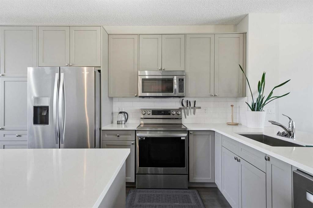 183 Savanna Parade Ne, Calgary, AB - Indoor Photo Showing Kitchen With Upgraded Kitchen