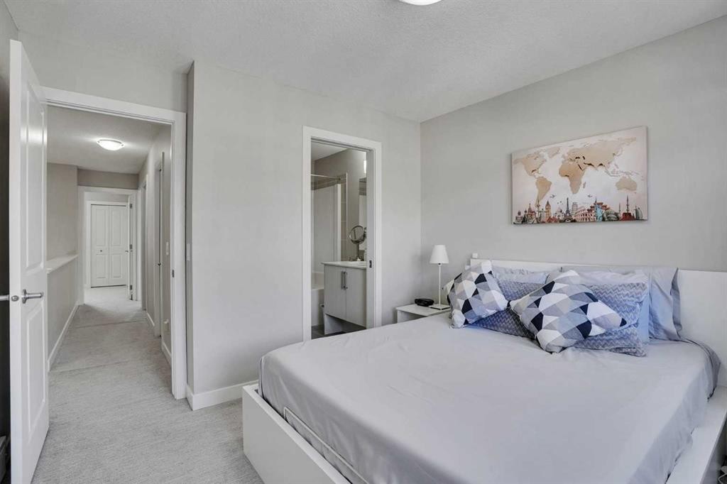 104 Legacy Path Se, Calgary, AB - Indoor Photo Showing Bedroom
