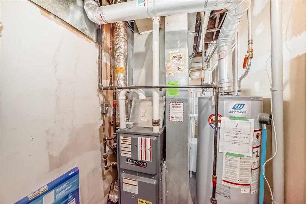 142 Hunterhorn Drive Ne, Calgary, AB - Indoor Photo Showing Basement