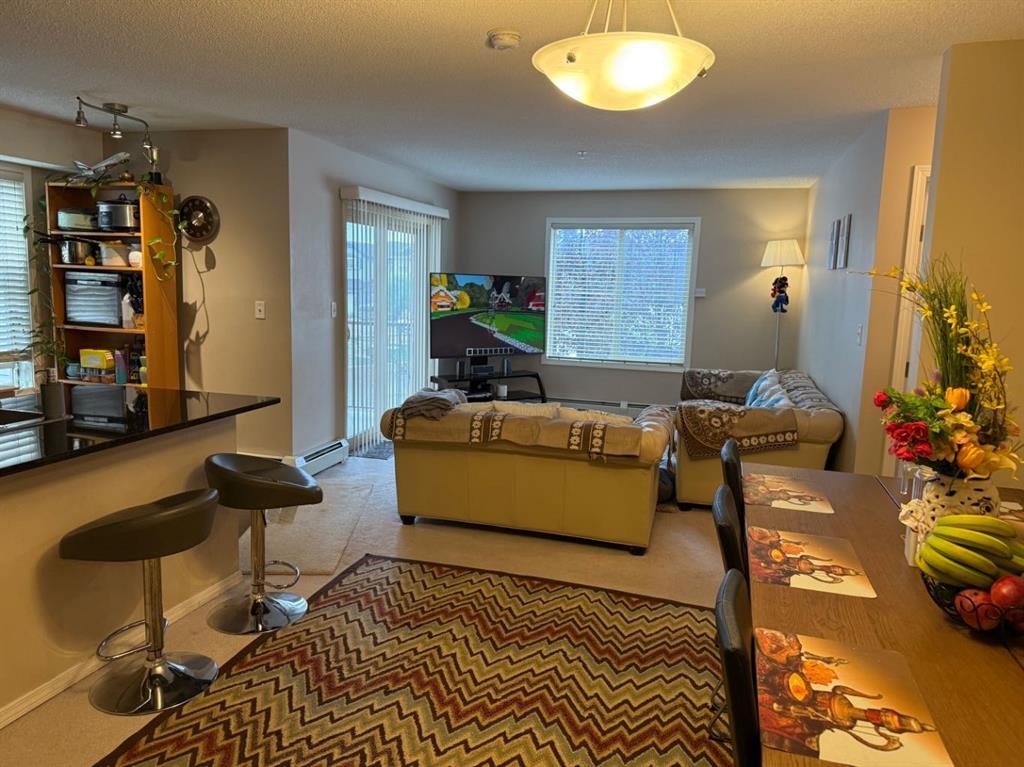 202-7210 80 Avenue Ne, Calgary, AB - Indoor Photo Showing Living Room