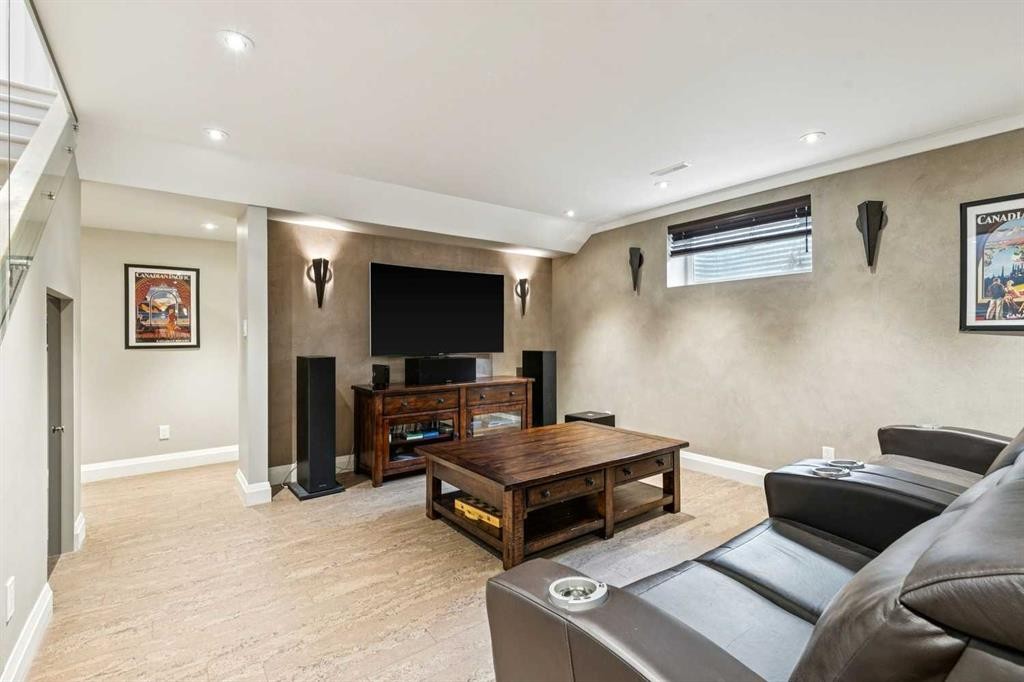 367 Discovery Place Sw, Calgary, AB - Indoor With Fireplace