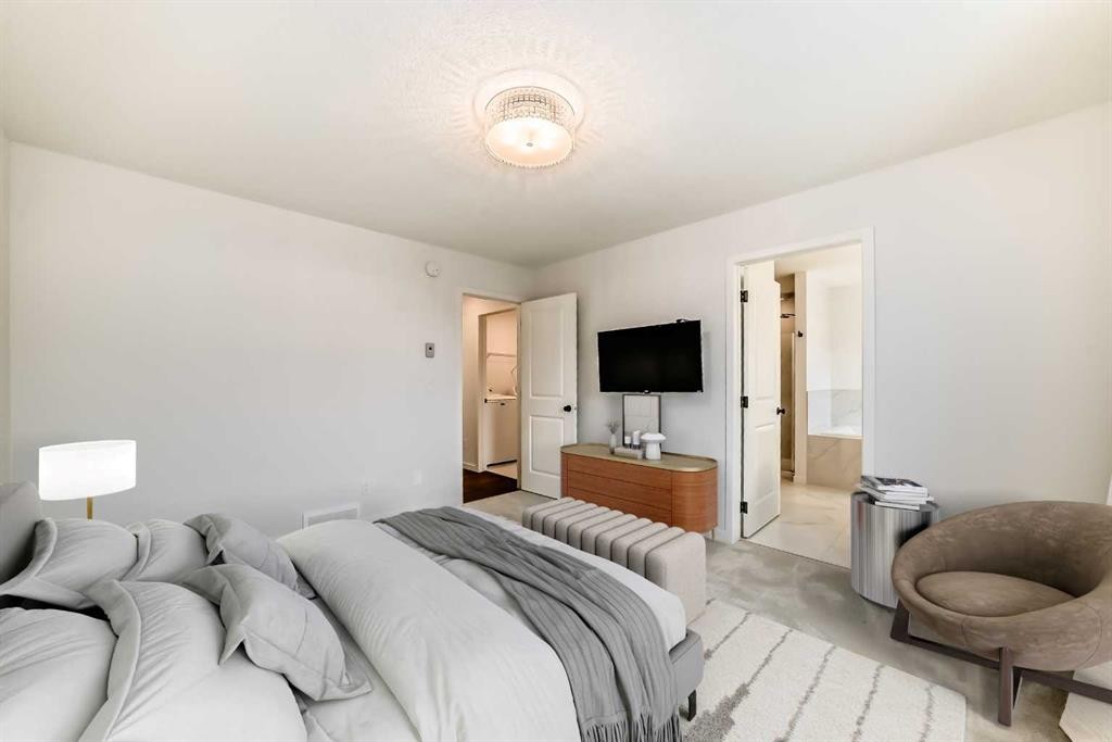 102 Setonstone Manor Se, Calgary, AB - Indoor Photo Showing Bedroom