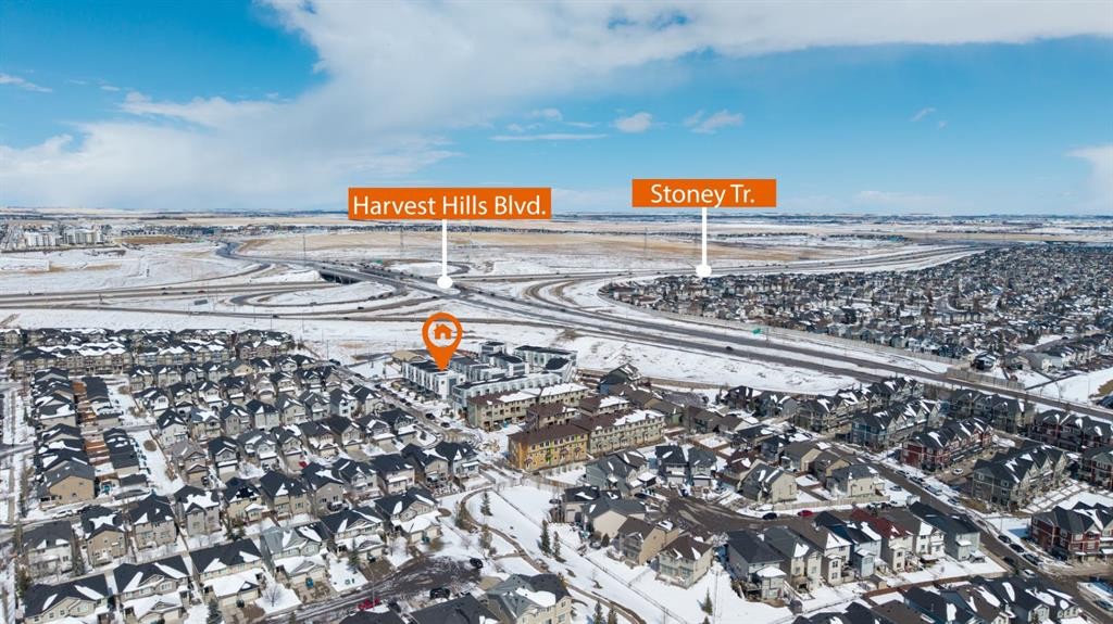 105 Panatella Square Nw, Calgary, AB - Outdoor With View