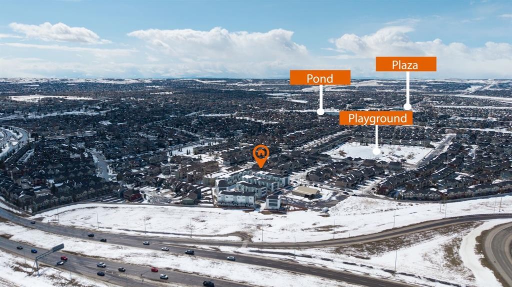 105 Panatella Square Nw, Calgary, AB - Outdoor With View