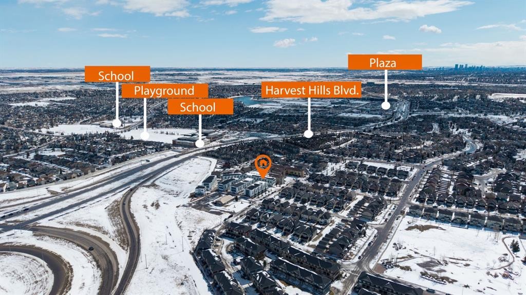 105 Panatella Square Nw, Calgary, AB - Outdoor With View