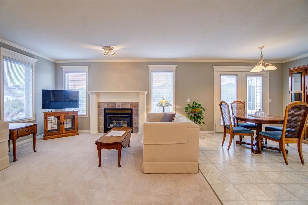 26 Skyline Crescent, Claresholm, AB - Indoor With Fireplace