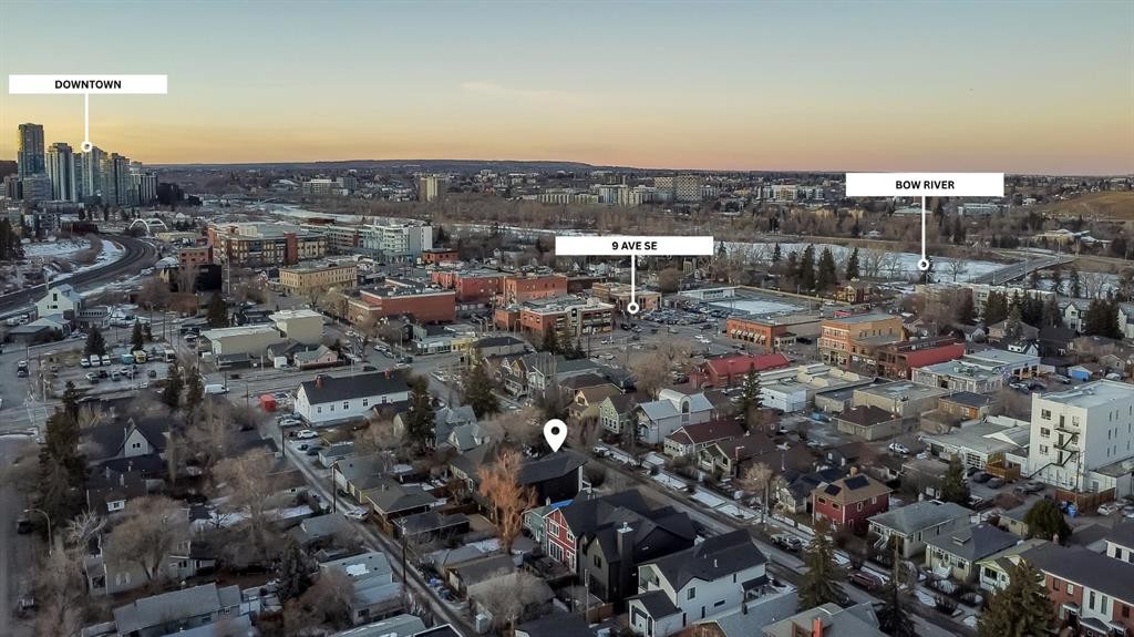 1321 10 Avenue Se, Calgary, AB - Outdoor With View