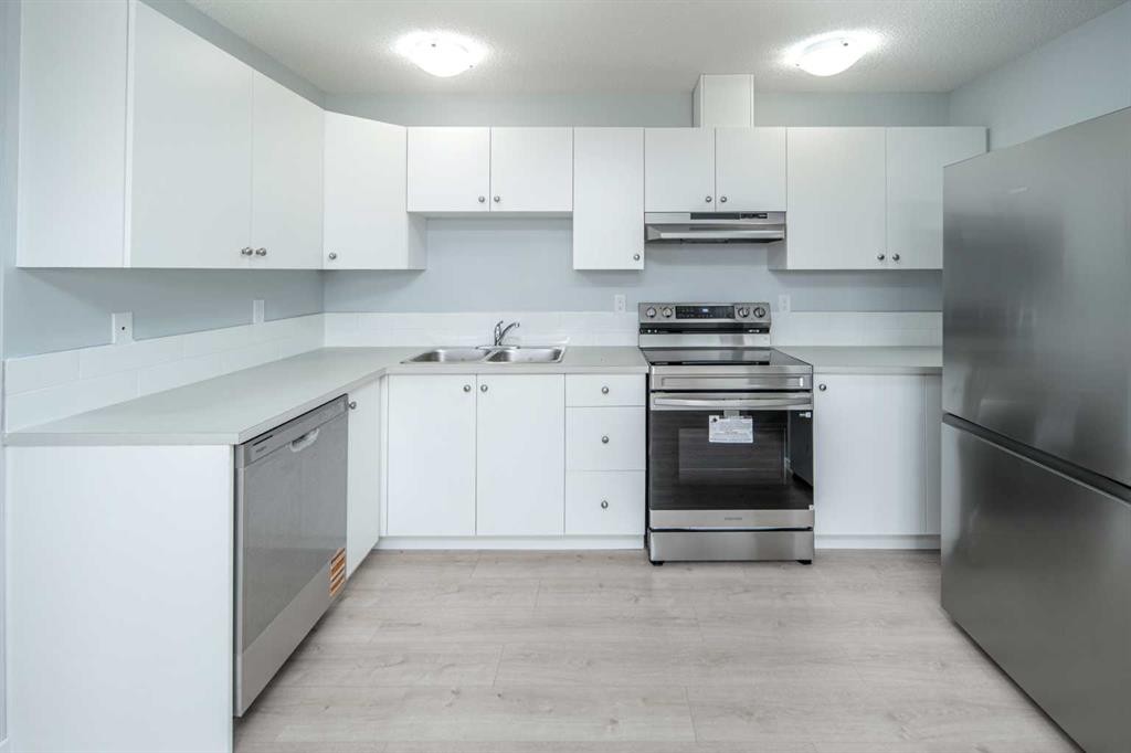 47 Bermuda Way Nw, Calgary, AB - Indoor Photo Showing Kitchen With Double Sink