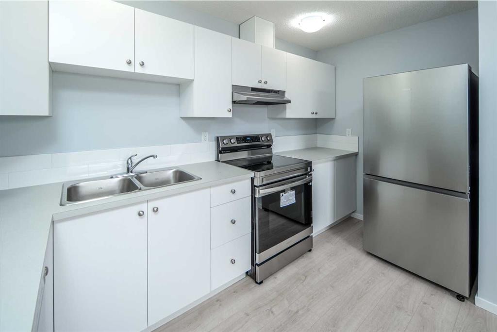 47 Bermuda Way Nw, Calgary, AB - Indoor Photo Showing Kitchen With Double Sink