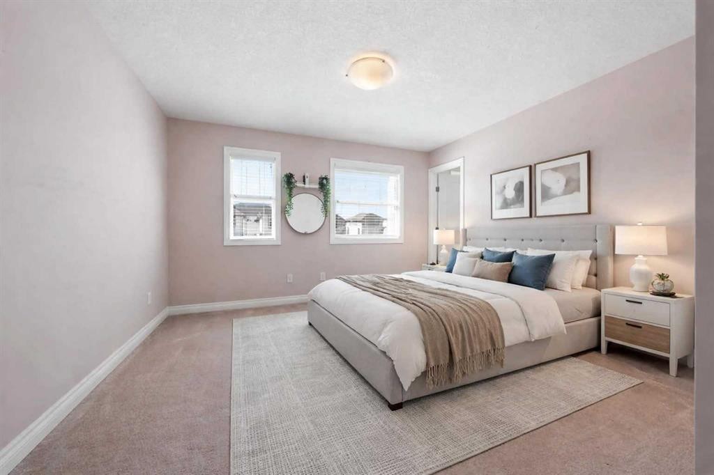 529 Saddlelake Drive Ne, Calgary, AB - Indoor Photo Showing Bedroom