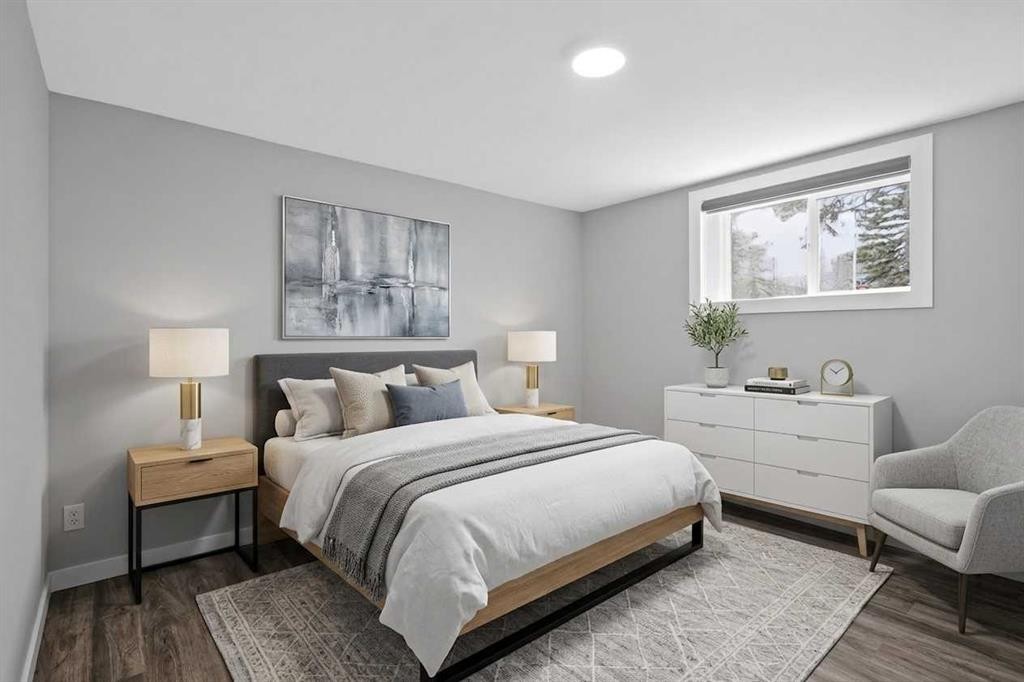 252 Allan Crescent Se, Calgary, AB - Indoor Photo Showing Bedroom