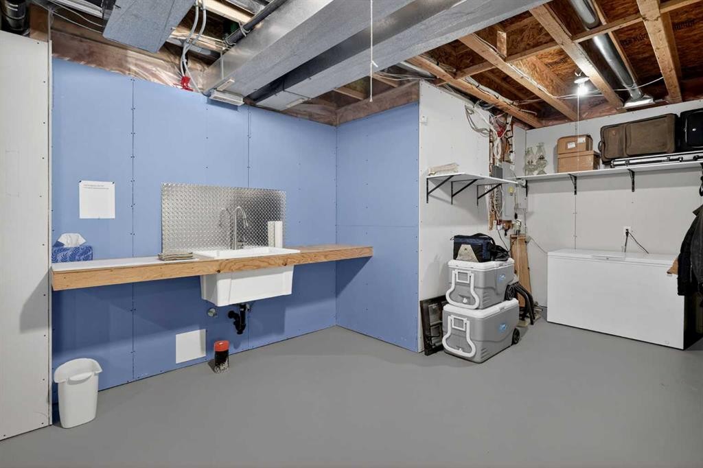 385 Rainbow Falls Way, Chestermere, AB - Indoor Photo Showing Garage