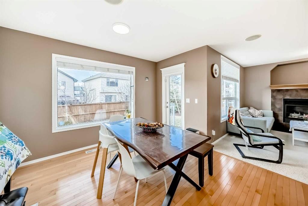 250 Royal Birch Way Nw, Calgary, AB - Indoor With Fireplace