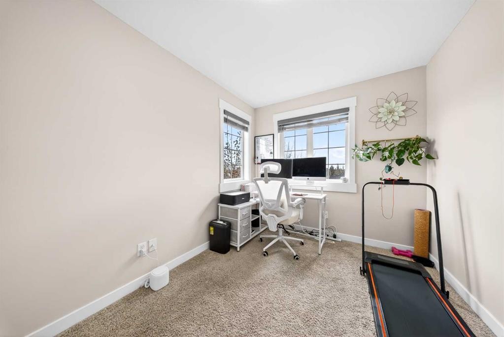 212 Cascades Pass, Chestermere, AB - Indoor Photo Showing Office