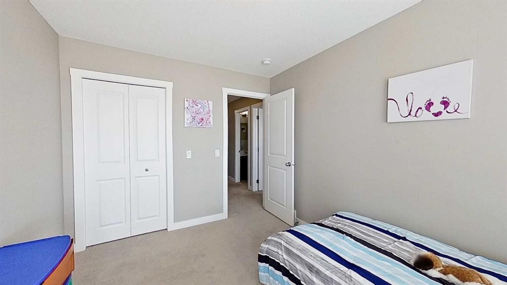 818 Cornerstone Boulevard Ne, Calgary, AB - Indoor Photo Showing Bedroom
