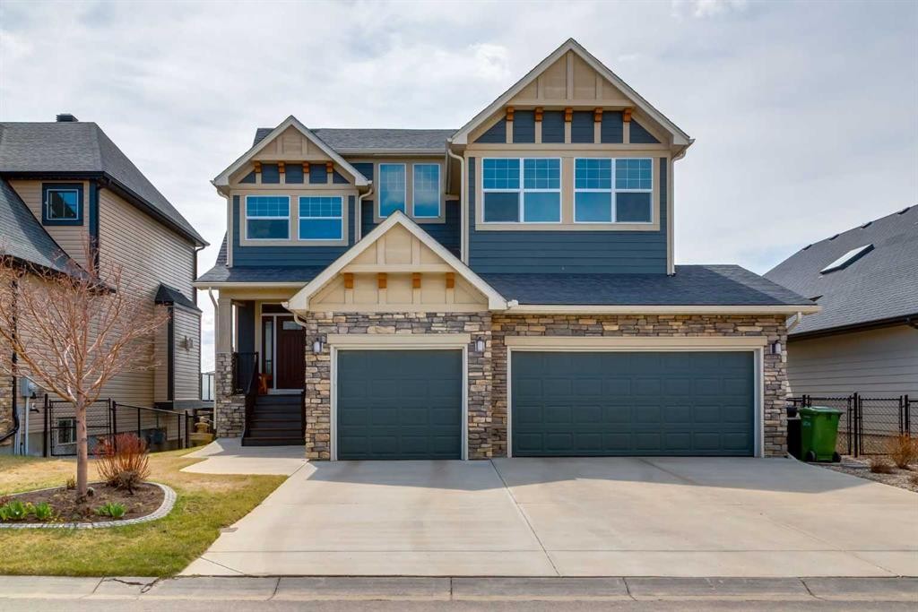 308 Rainbow Falls Way, Chestermere, AB - Outdoor With Facade