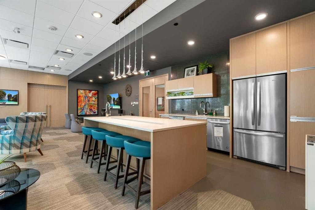 212-12 Mahogany Path Se, Calgary, AB - Indoor Photo Showing Kitchen With Stainless Steel Kitchen With Upgraded Kitchen