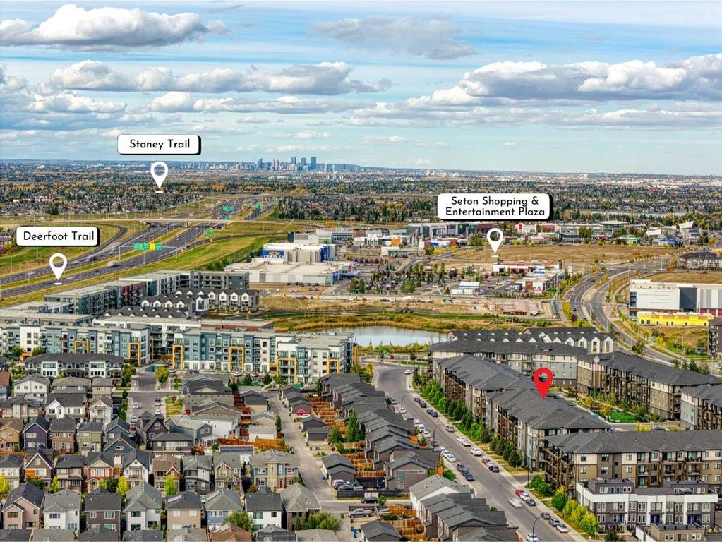 4309-200 Seton Circle Se, Calgary, AB - Outdoor With View