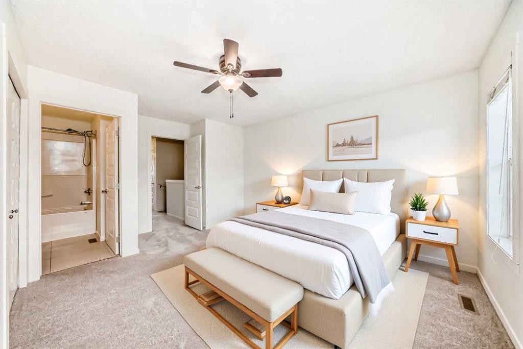 56 Auburn Bay Link Se, Calgary, AB - Indoor Photo Showing Bedroom