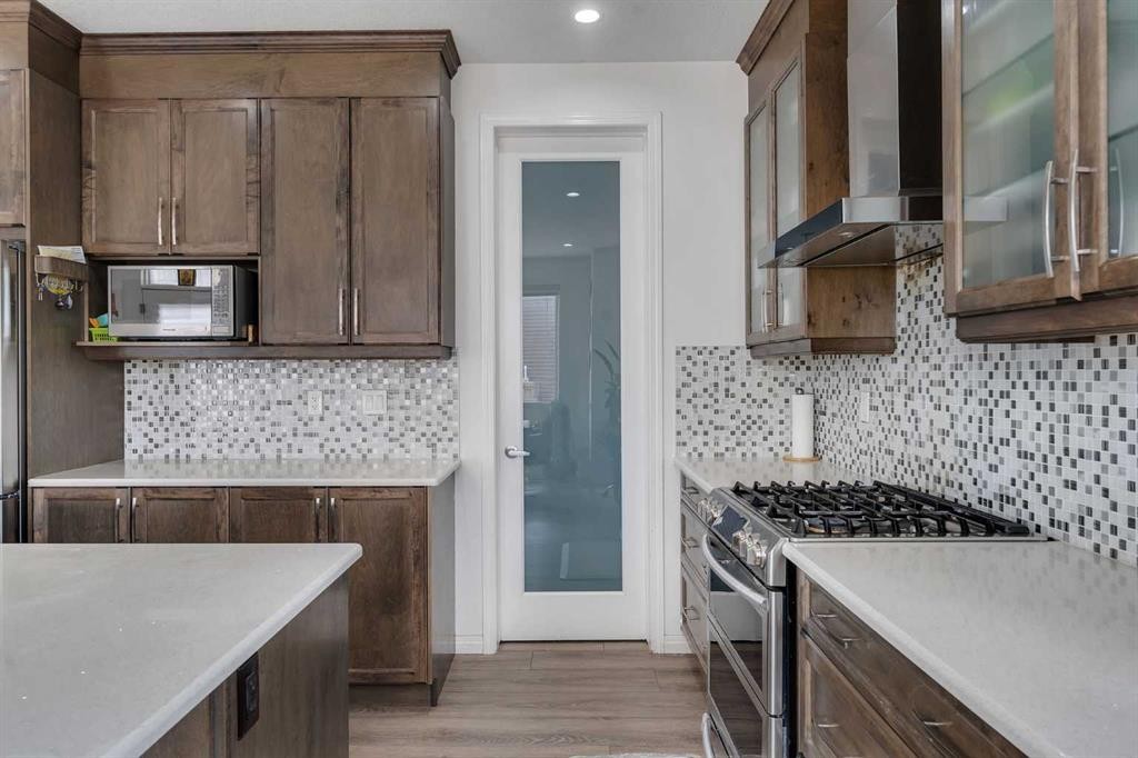 112 Cityside Terrace Ne, Calgary, AB - Indoor Photo Showing Kitchen With Upgraded Kitchen