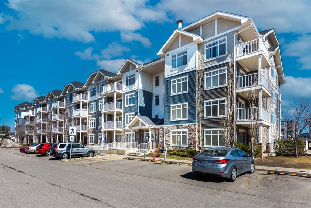 2207-155 Skyview Ranch Way Ne, Calgary, AB - Outdoor With Balcony With Facade
