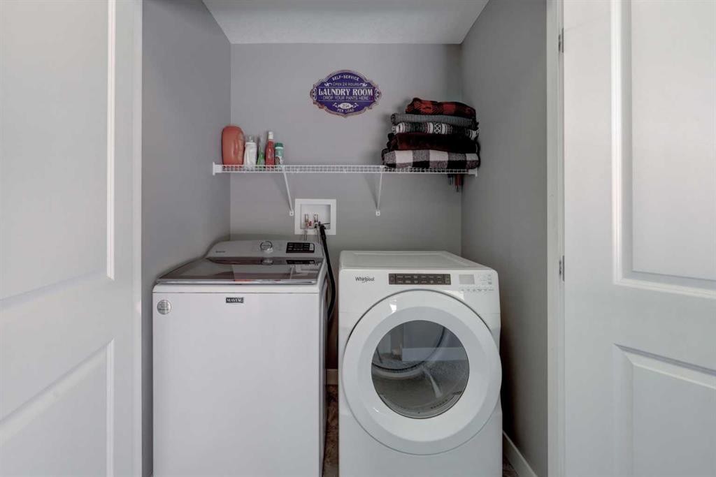 826 Cornerstone Boulevard Ne, Calgary, AB - Indoor Photo Showing Laundry Room