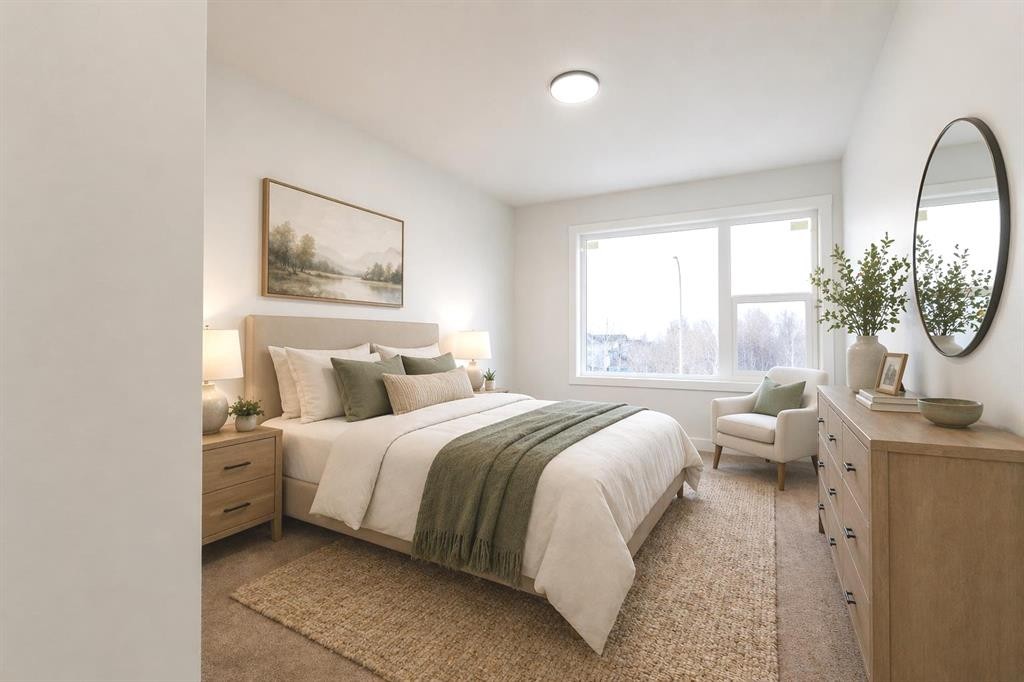 4909 88 Avenue Ne, Calgary, AB - Indoor Photo Showing Bedroom