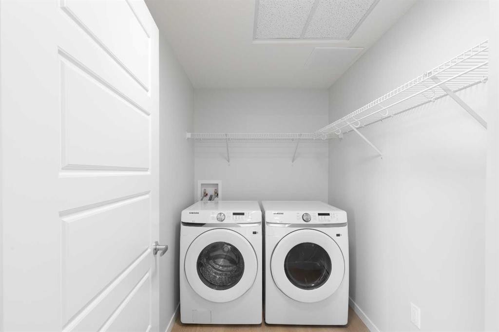 5403-20295 Seton Way Se, Calgary, AB - Indoor Photo Showing Laundry Room