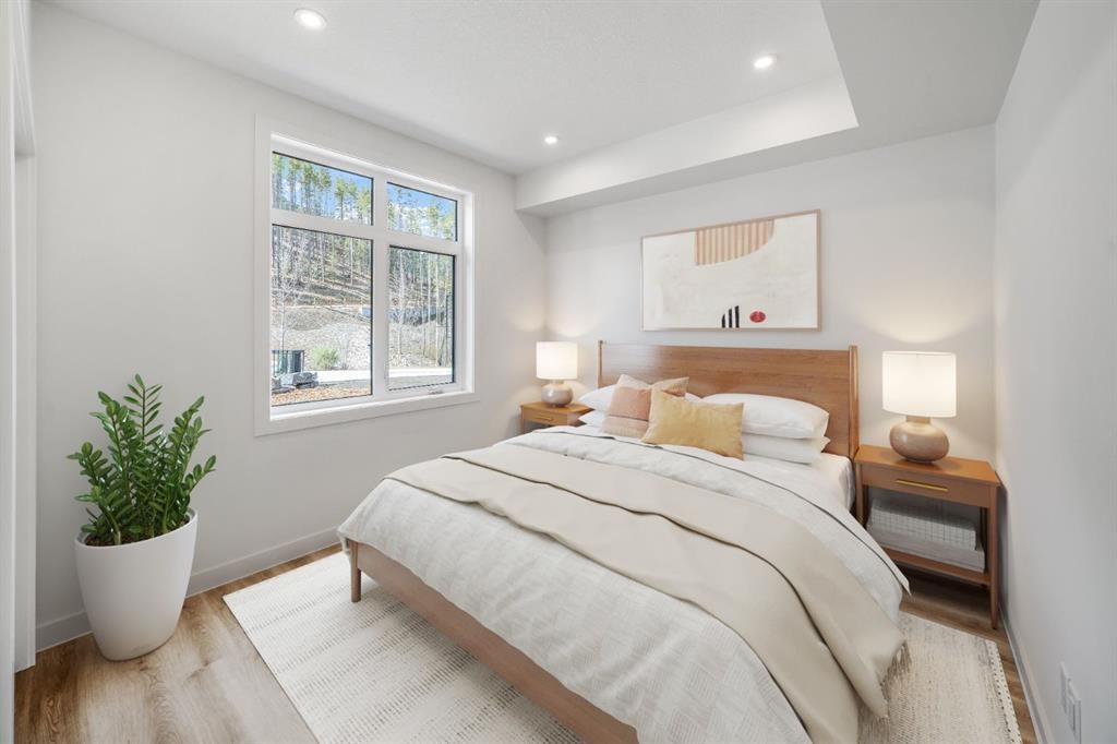 104-10 Cascade Ridge, Canmore, AB - Indoor Photo Showing Bedroom